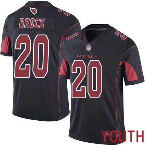 Arizona Cardinals Limited Black Youth Tramaine Brock Jersey NFL Football #20 Rush Vapor Untouchable